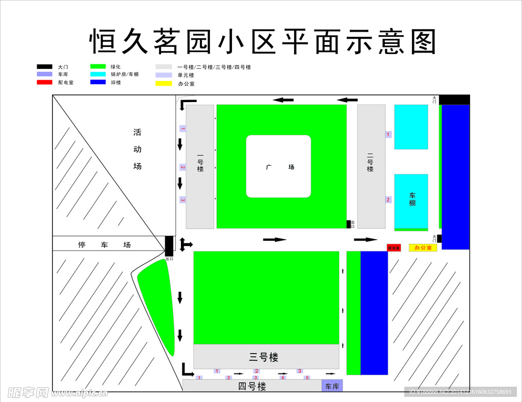 小区平面图