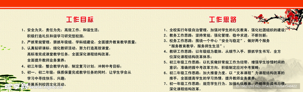 校园版面