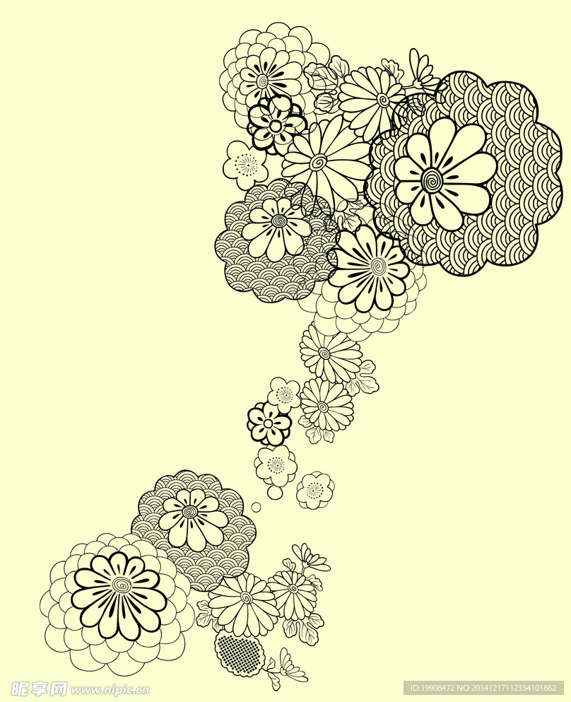 花朵 花纹 花