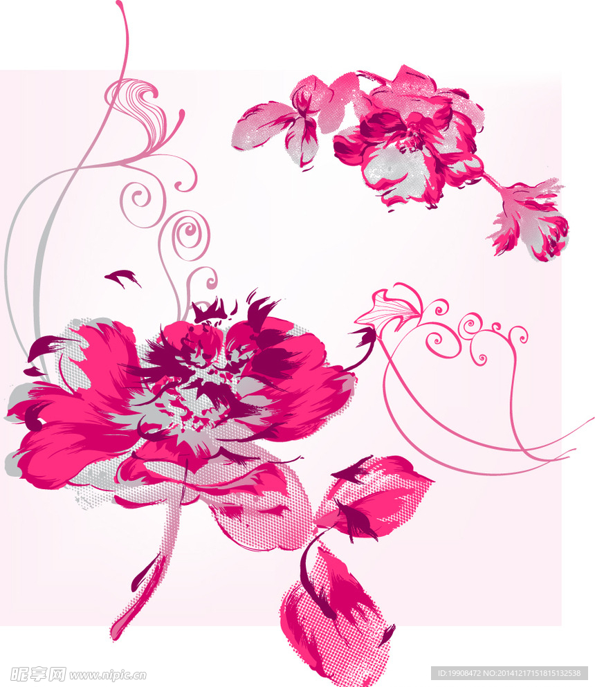 花 花朵 花纹