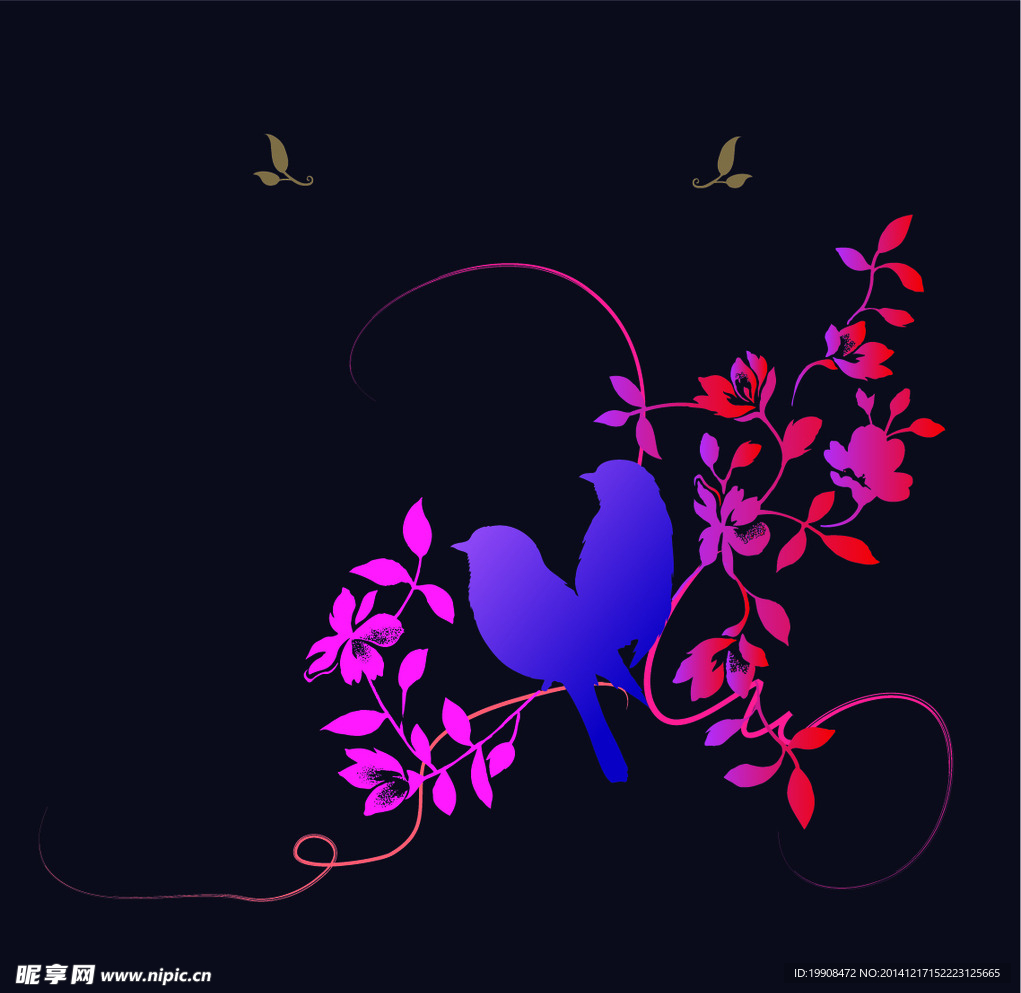 花纹 花背景