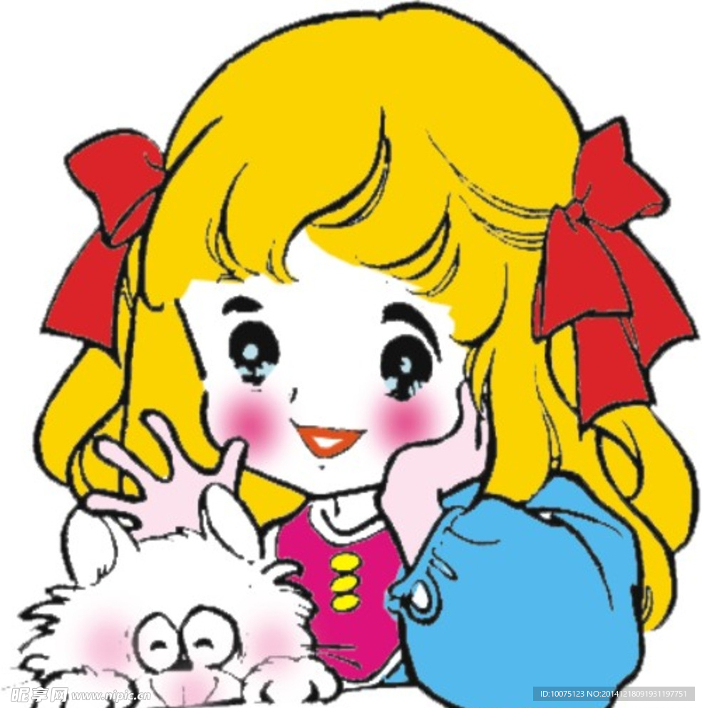 可爱小女孩