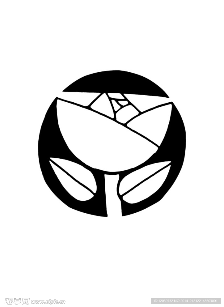 黑色图案