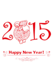 2015羊年字体设计