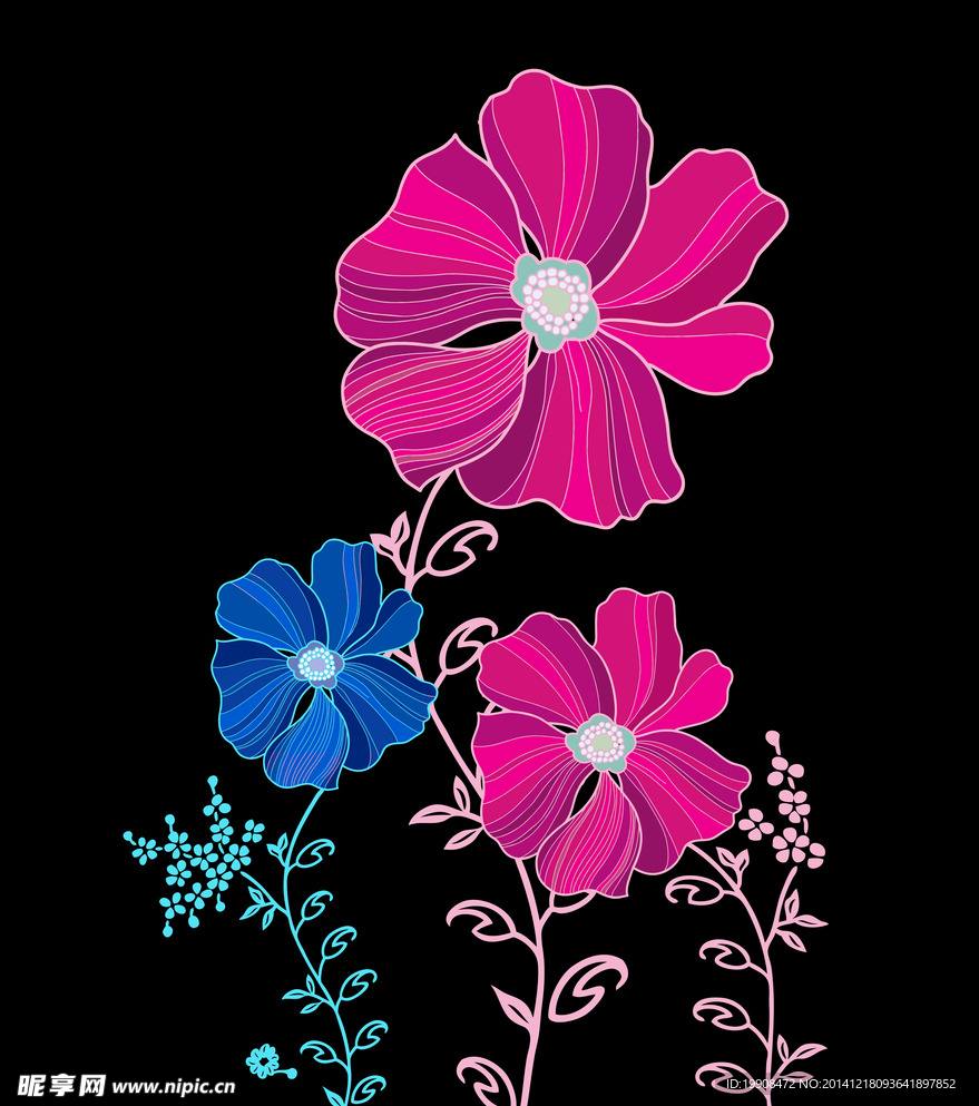 花朵 花纹  花