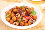 小土豆烧鱿鱼