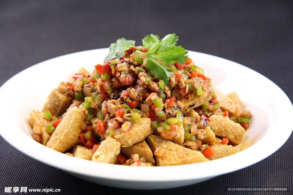 肉沫炒炸豆腐