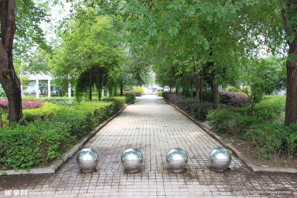 小区一角