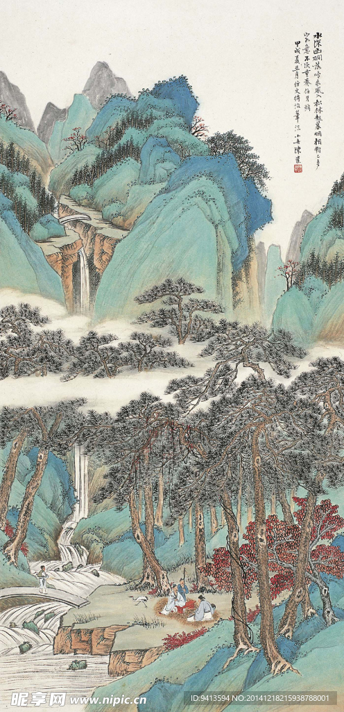 松风会琴图
