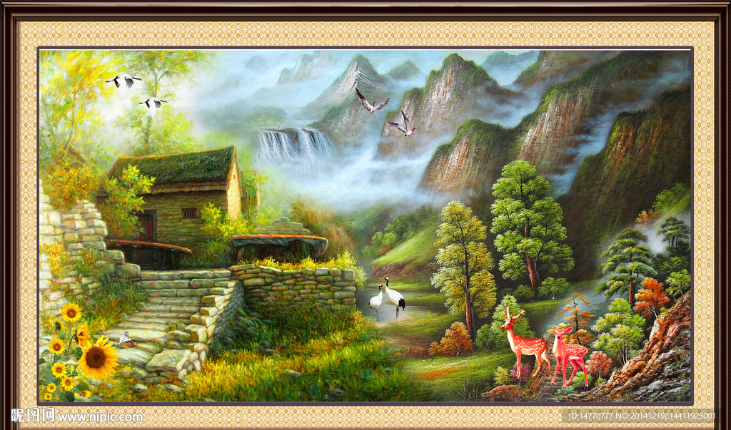 油画风景