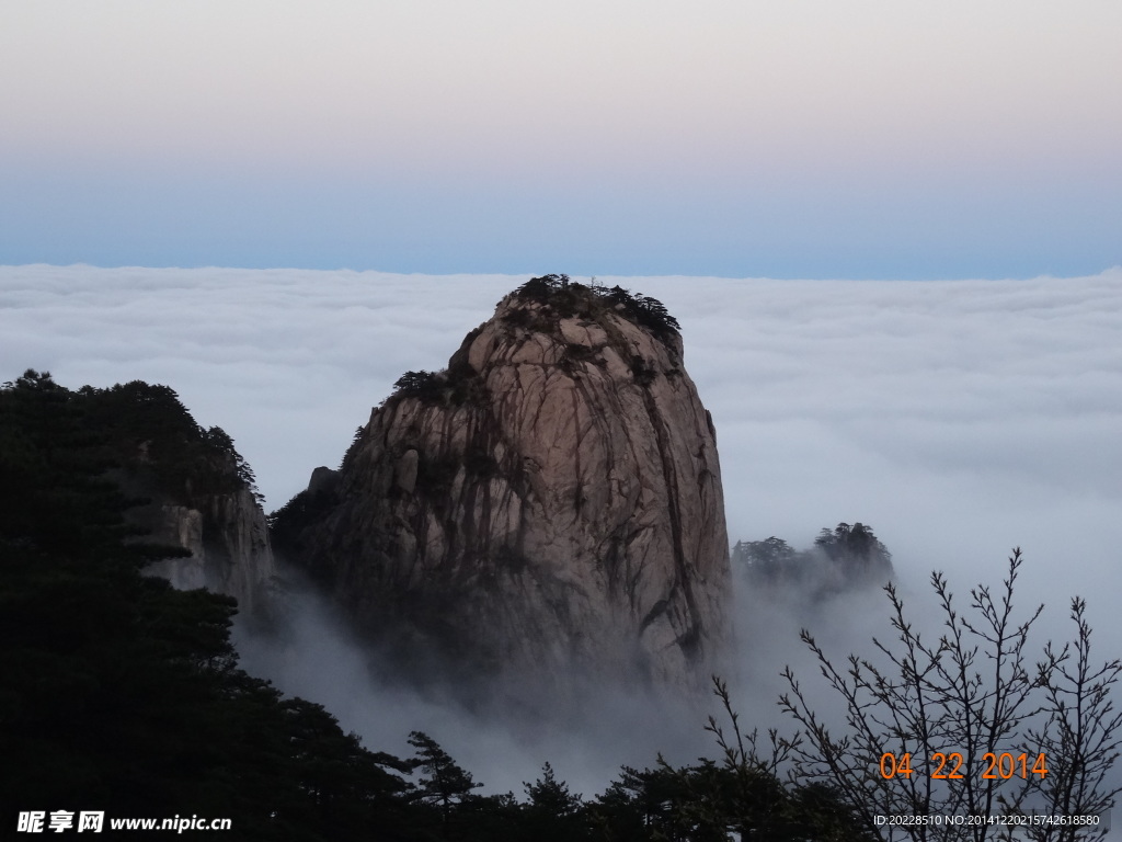 黄山观云海