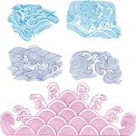 矢量 浪花 素材