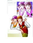 校园女孩图片