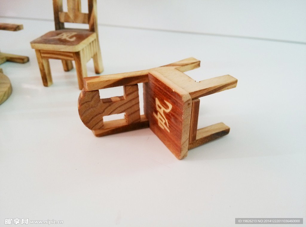 桌椅 板凳 微缩 模型