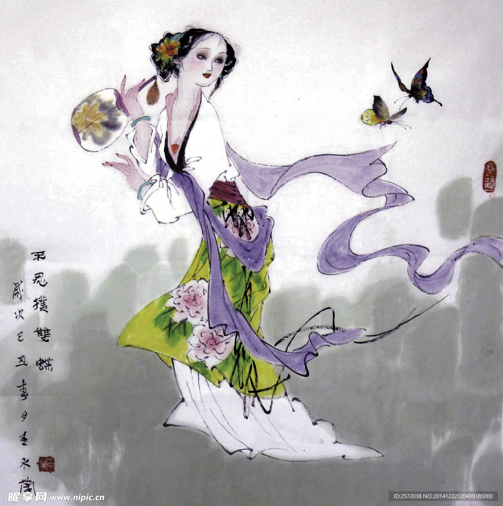 古代仕女图