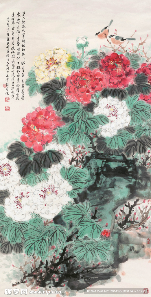 牡丹富贵图