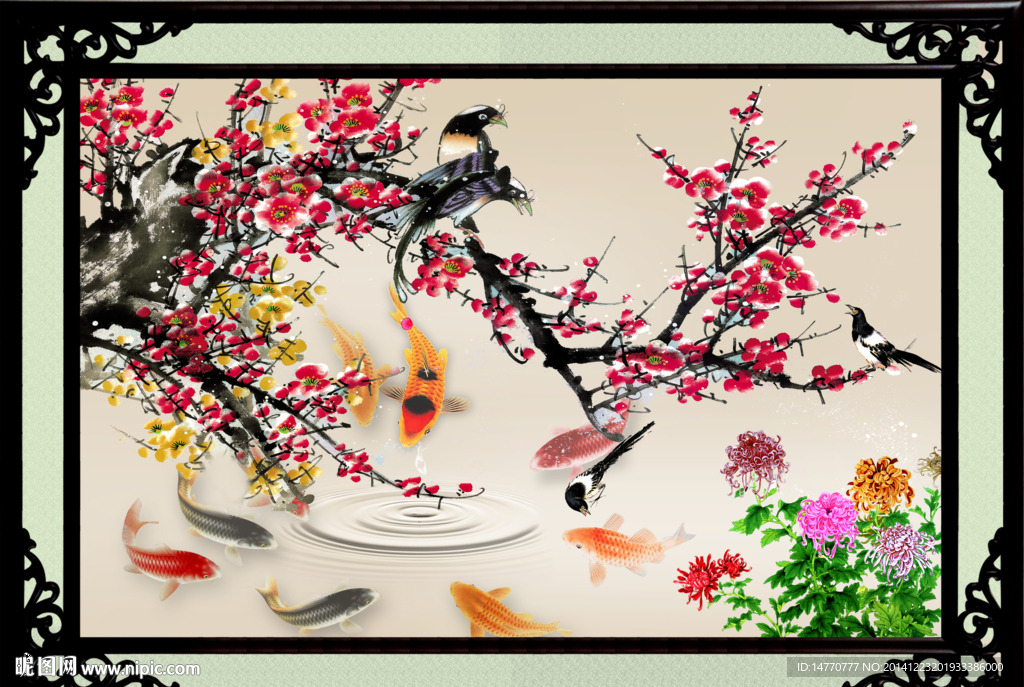 梅花装饰画