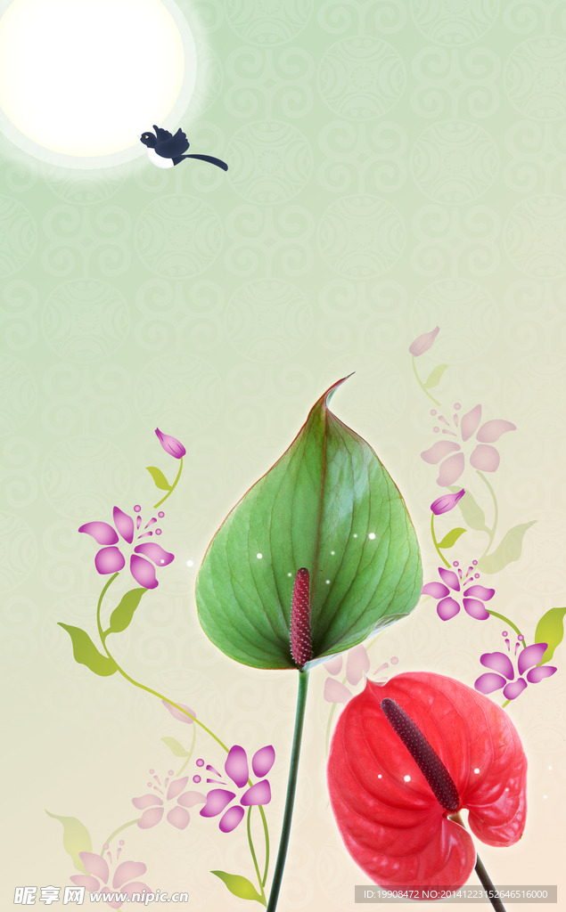 花朵 花纹背景