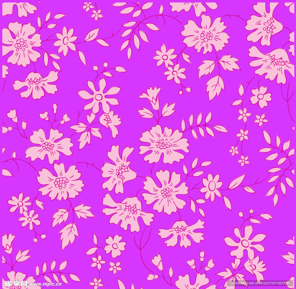 花纹背景 花朵