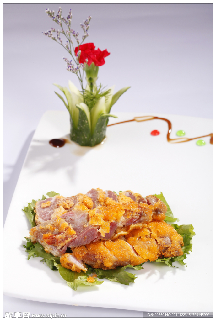 金沙蒜香肉