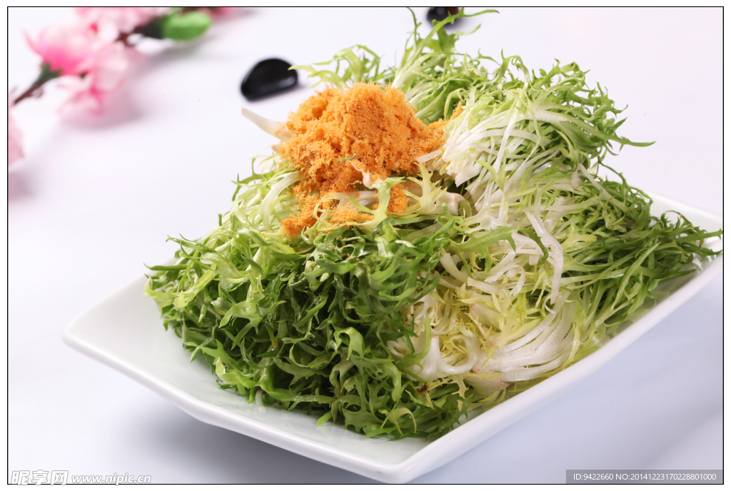 凉拌菜心