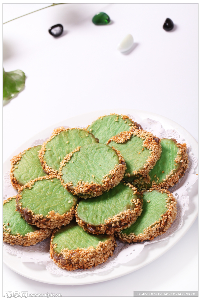 绿茶薄饼