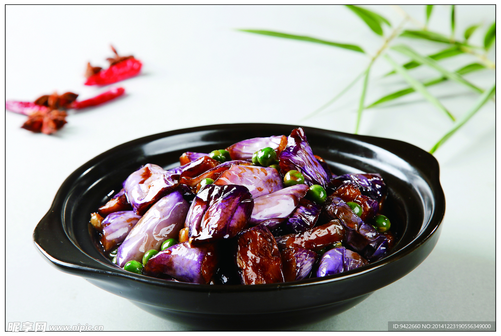 蚝油青豆烧茄子