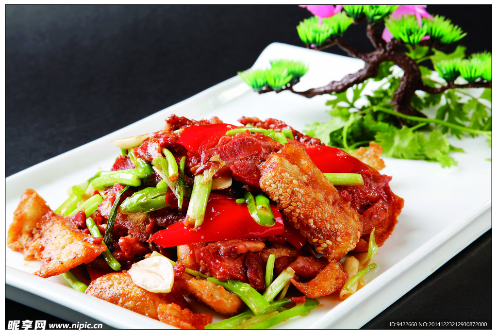 烧饼炒驴肉