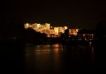 水镇长城夜景