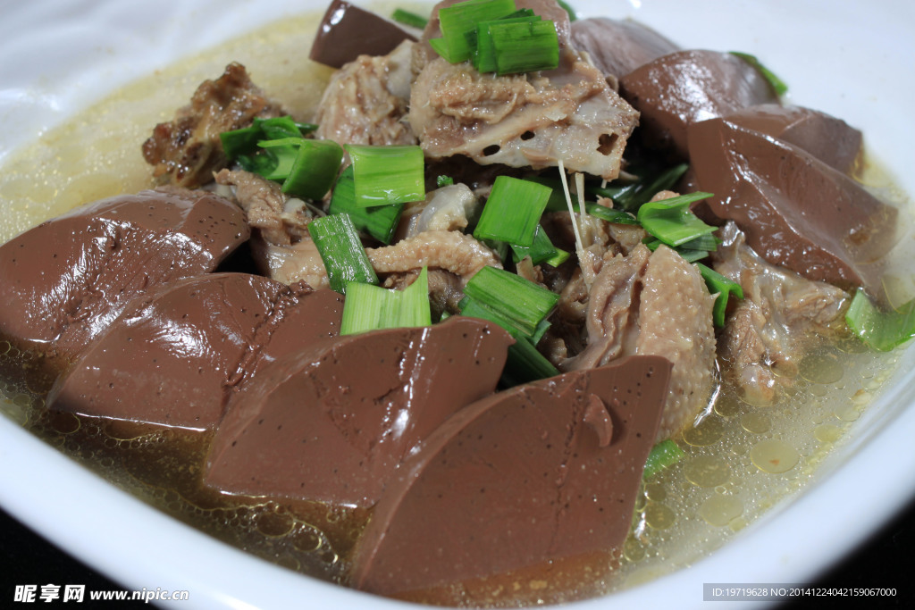 老鹅鸭血汤