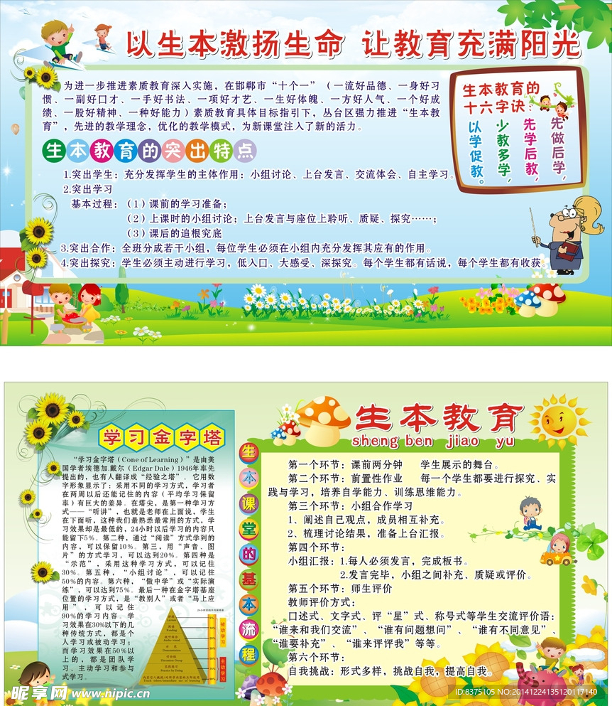 生本教育宣传栏
