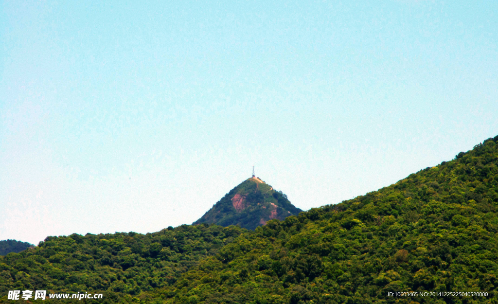 海山雄姿山峰导行塔