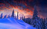 雪后日出