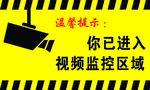 视频监控区域牌