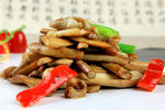 茶树菇炒竹蛏王