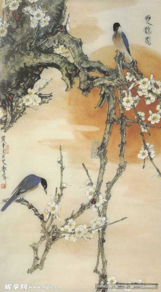 花鸟工笔画