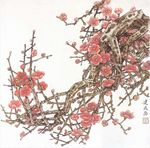 梅花工笔画