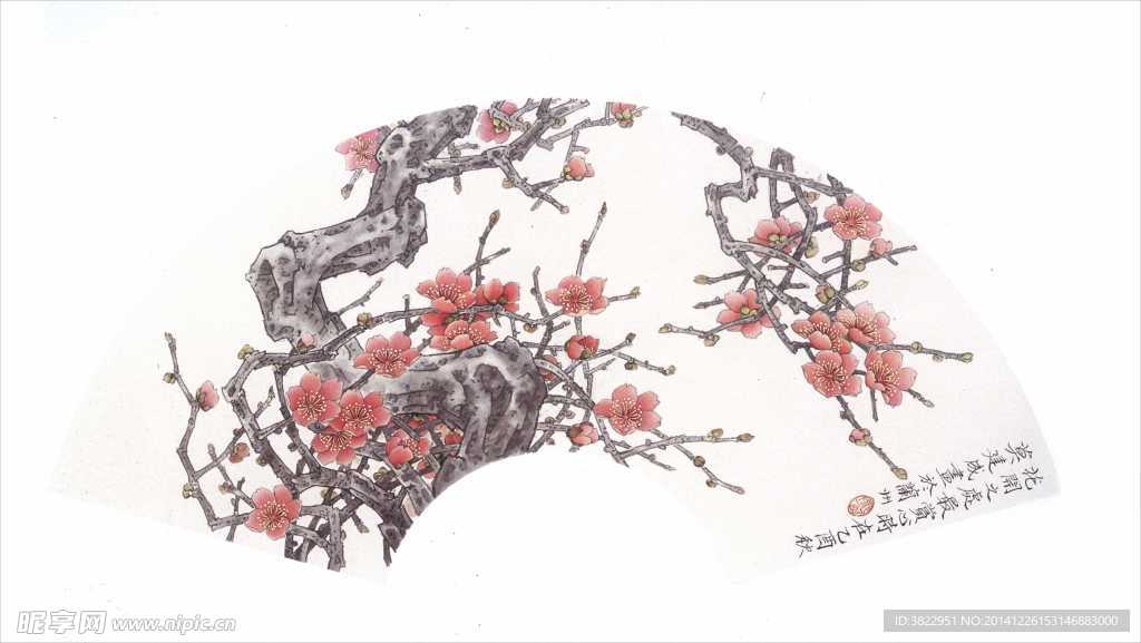 梅花工笔画