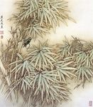 竹子工笔画