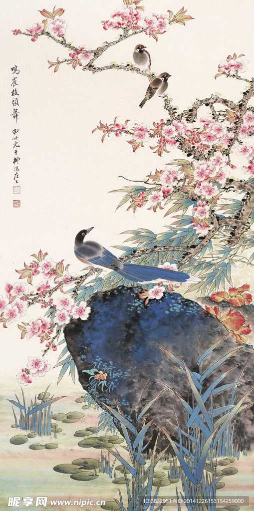 花鸟工笔画