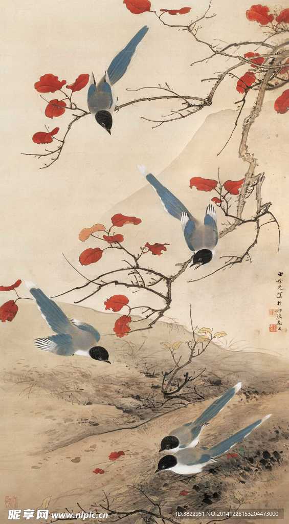 花鸟工笔画