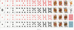 扑克牌AI矢量图
