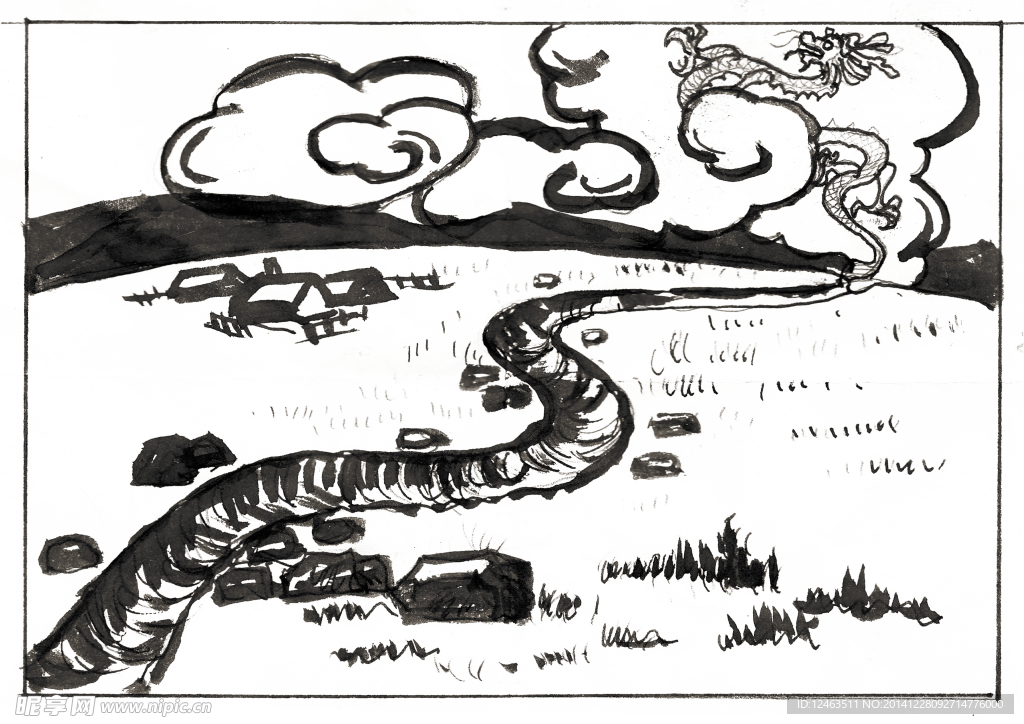 手绘插画
