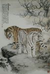名家画虎