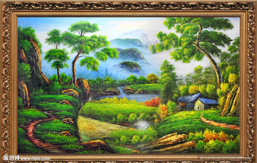 油画风景