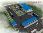 汽车城鸟瞰图