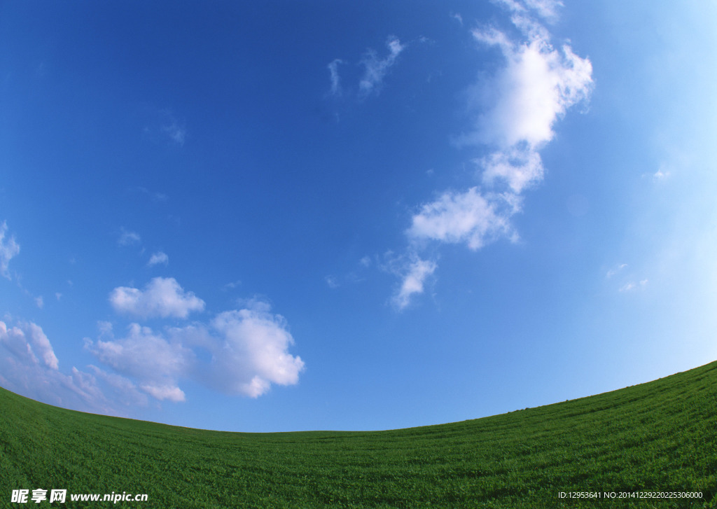 蓝天白云风景图片