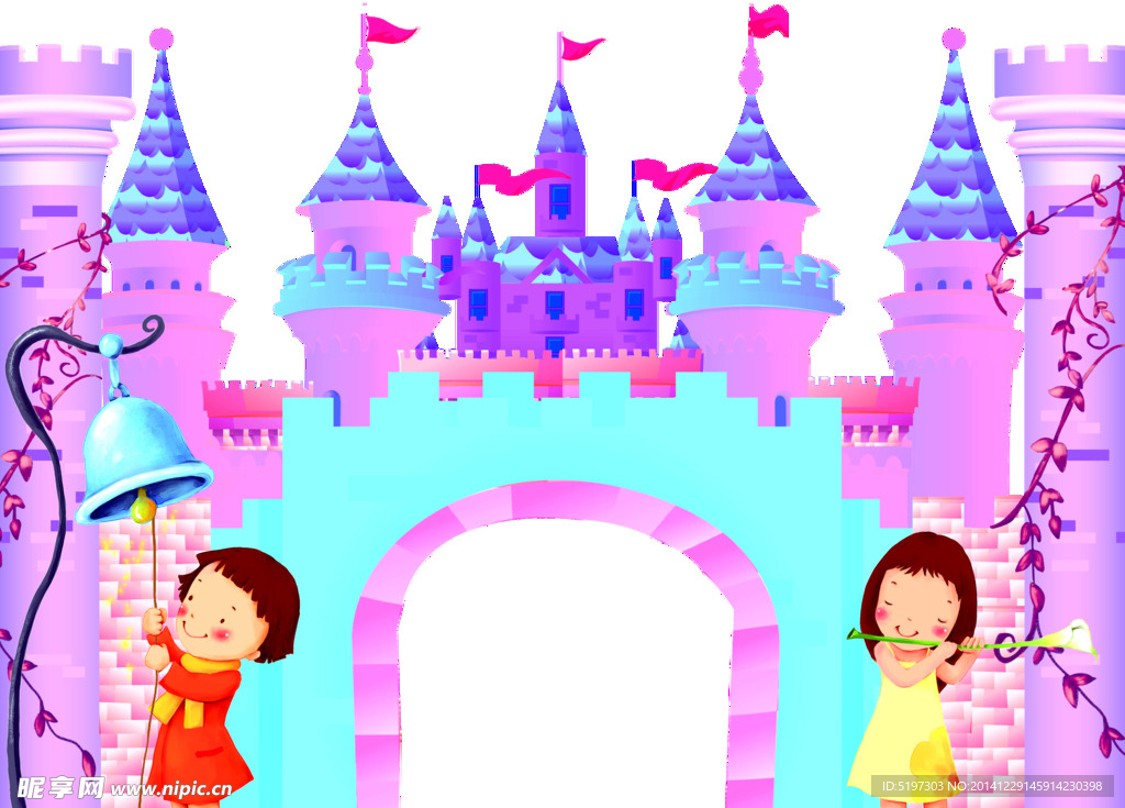 梦幻紫色城堡