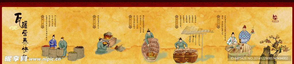 沸百味瓦罐宣传画