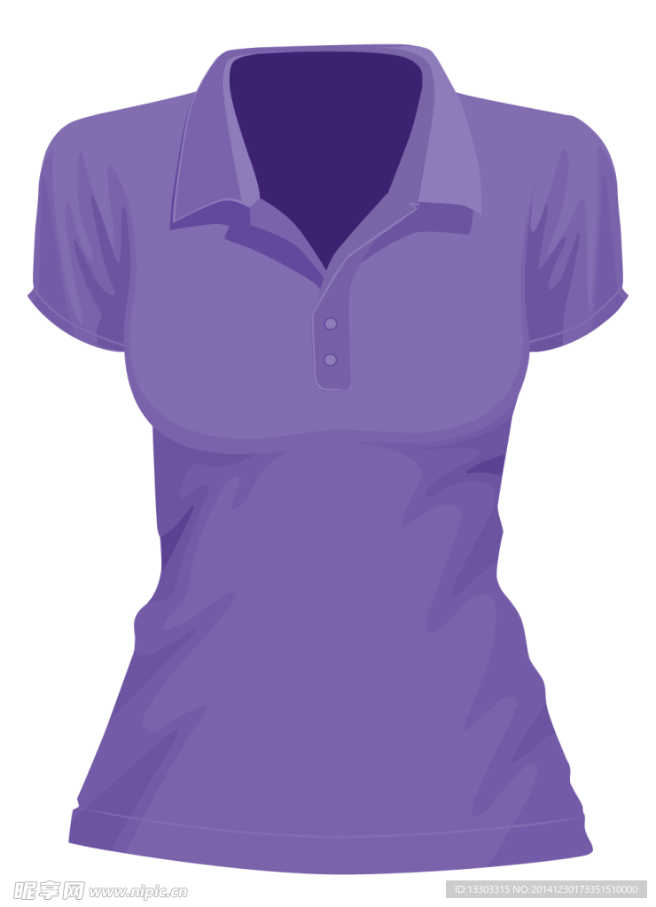 紫色女性恤衫